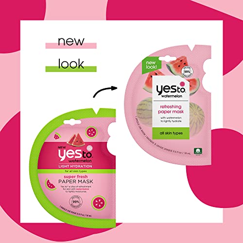 Yes To Super Fresh Paper Mask, Watermelon, 3 Count #TOP1