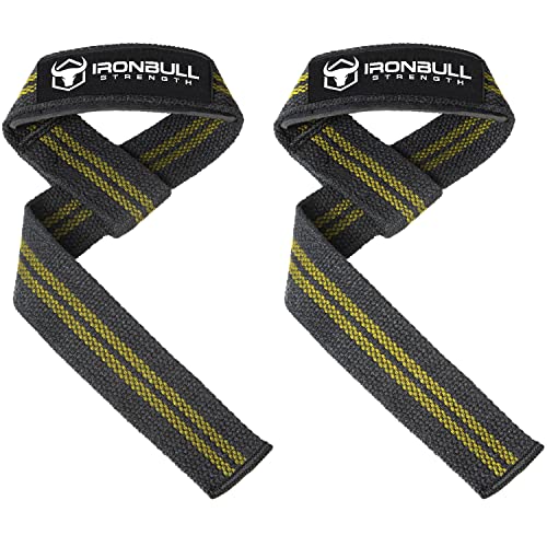 リフティングストラップ - パッド入り手首サポートラップ - パワーリフティング ボディビルディング ジムワークアウト 筋力トレーニング デッドリフト フィットネス ワークアウト