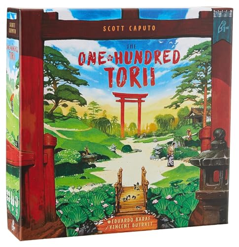 Pencil First Games The One Hundred Torii Board Game – A Beautiful, Serene Tile-Laying Game in a Japanese Garden by Pencil First Games for 1-4 Players