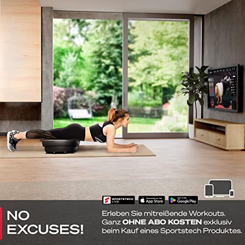 Sportstech Messeneuheit! Vibrationsplatte VP250 im edlen Curved Slim Design | Fettverbrennung & Muskelaufbau | leiser… – Bild 3