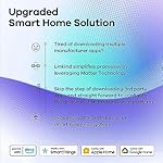 Linkind Matter Smart Light Bulb, Smart Bulbs Work with Apple Home, Siri, Alexa, Google Home, SmartThings, Color Changing Light Bulbs RGTBW Music Sync, Mood Lights, 2.4Ghz WiFi A19 E26 60W 800LM 3 Pack - Image 3