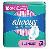 Always Ultra Thin  Slender Flexi-wings  36 Count (Pack of 2)