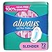 Always Ultra Thin Slender Flexi-wings 36 Count (Pack of 2)