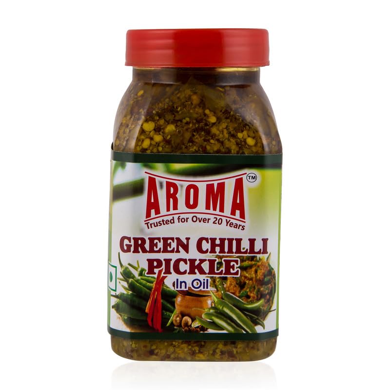 AROMA | Spicy Green Chilli Pickle 200 G | Hari Mirchi Ka Achar | Spicy And Tangy | No Artificial Colors| Hari Mirch (B0CFBDNYS1) Amazon Price History, Amazon Price Tracker