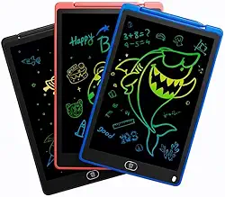 Lousa Magica Infantil 12 Polegadas Grande LCD Digital Tablet de Desenho e Escrita - Tablet Quadro Mágico para Criança Educativo Premium MyBrins