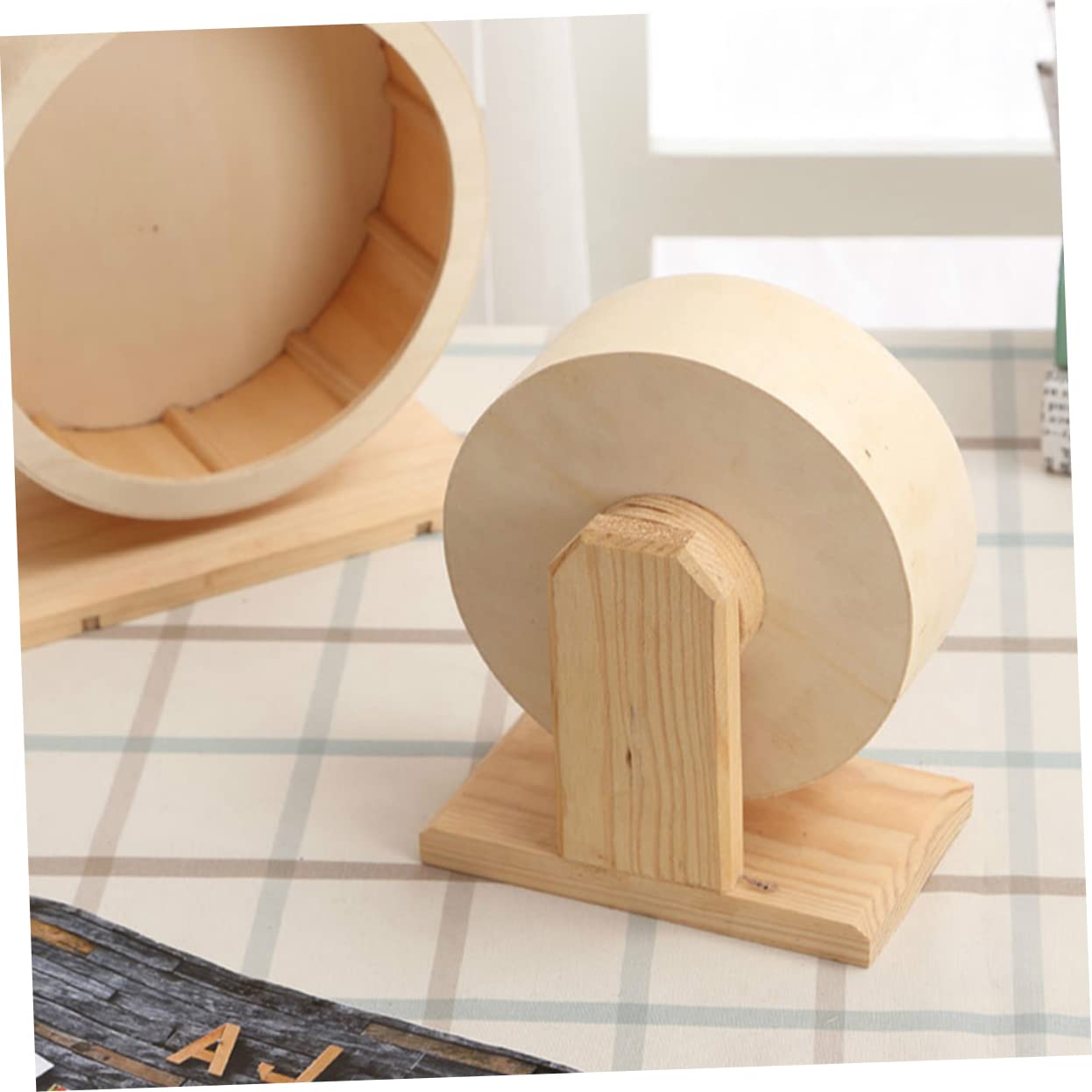 Happyyami Roue De Course Silencieuse pour Hamsters Et Petits Animaux Jouet De avec Support pour Rongeurs