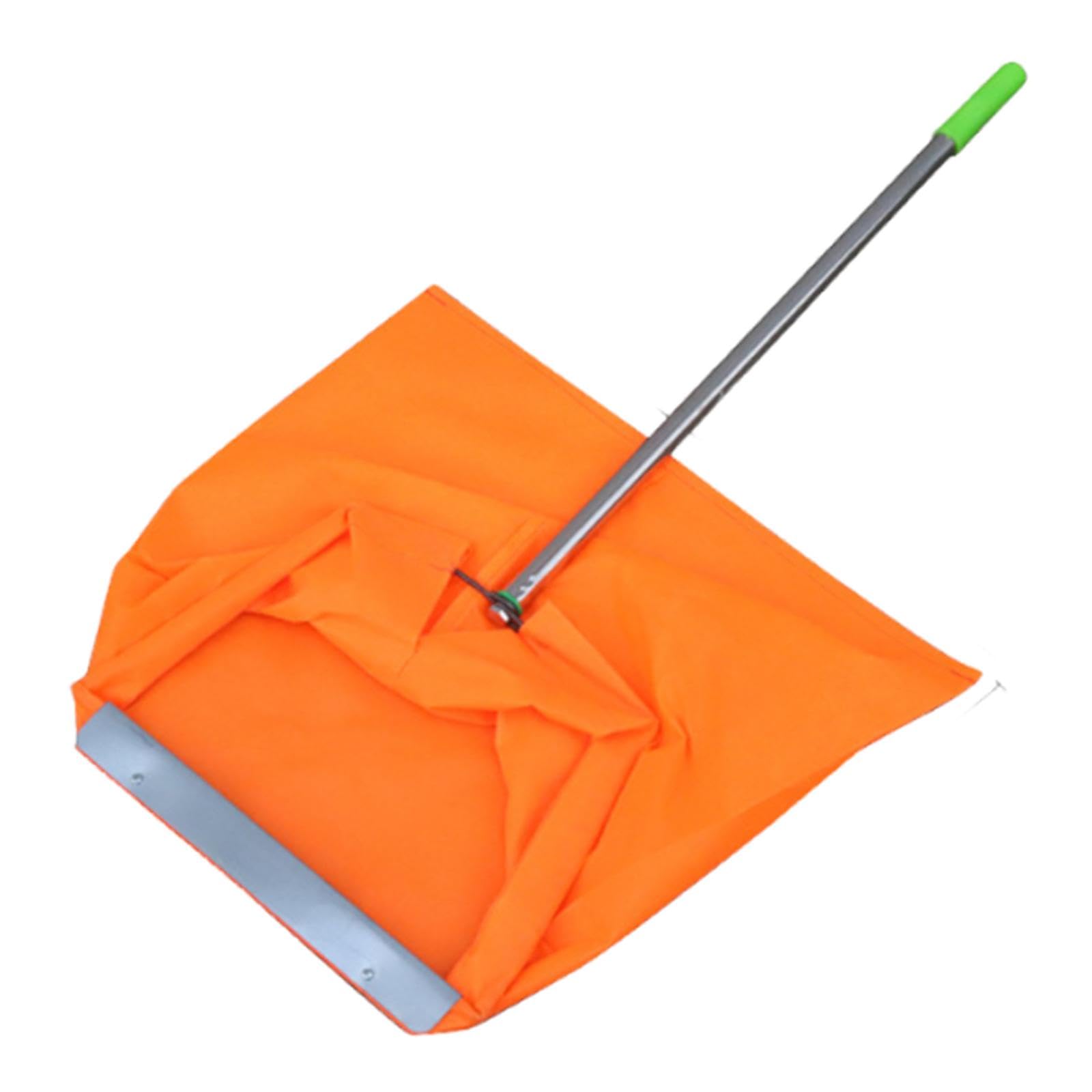 Gralara à Feuilles de Type Pelle à poussière Coupe-Vent pour déchets de Jardin pour Les Travailleurs pour Les débris, Poignée Verte