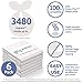 6 Pack of Compatible Dekor Plus Refill Liners | Ultra-Strong 30% Thicker Bags Reduce Tearing | Light Powder Scent Combats Odors | Replacement for Dekor Diaper Pail Refills & Diaper Dekor Plus Refills