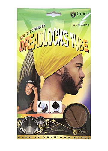 King J Cotton Spandex Dreadlocks Tube (Brown)