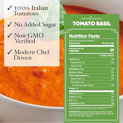 Image of Carbone Tomato Basil Pasta Sauce, Italian Tomato Sauce, 2 Pack (24oz) | Italian Tomato Sauce, Fresh & All-Natural Ingredients, Vegan, Non-GMO, Gluten Free, Low Carb, No Added Sugar or Preservatives