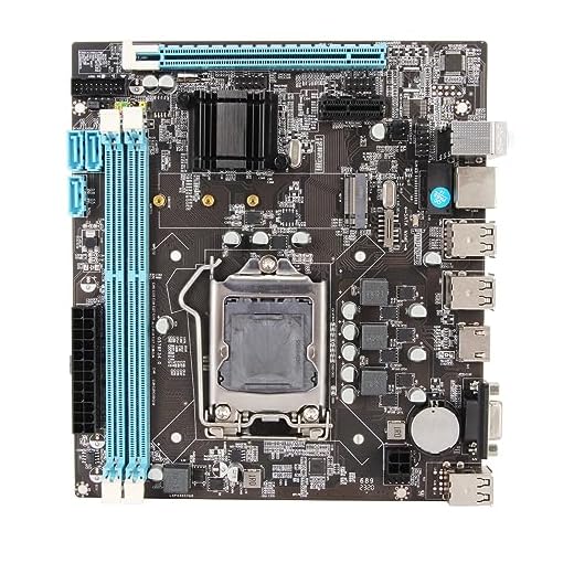 H61 LGA 1155 Gaming ATX Motherboard for LGA1155 Socket I3 I5 I7, Channel 8GB DDR3, VGA 100Mbps LAN, HDMI, PCIe 3.0 x16 Slot, PCIe x1, M.2 NVMe NGFF Slot