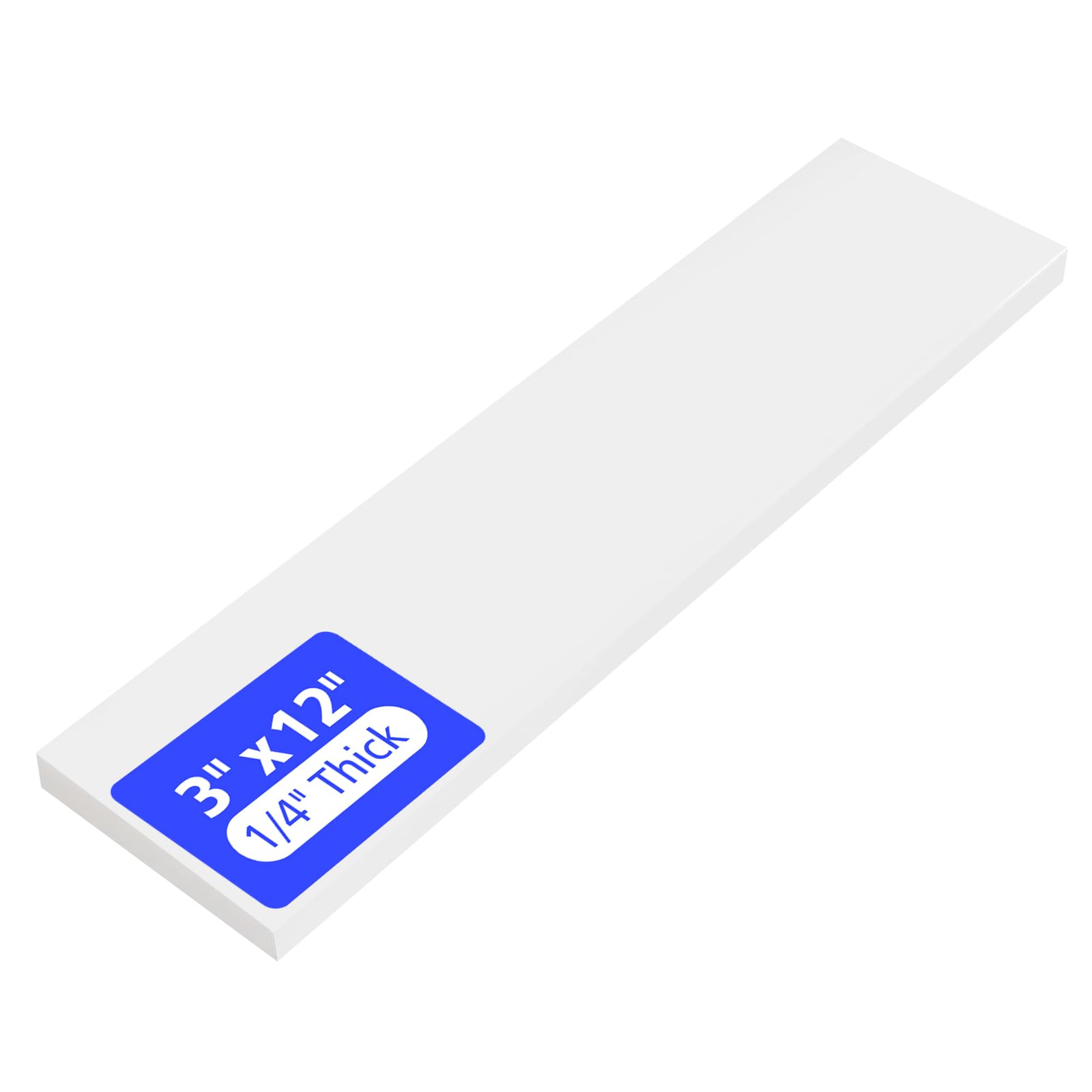 HDPE Sheet 1/2" x 12" - Black Plastic Board -18