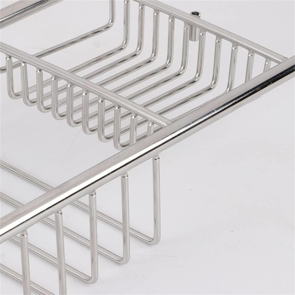 VIDI Retractable Stainless Steel Bathtub Storage Rack Multifunctional Towel Accessories