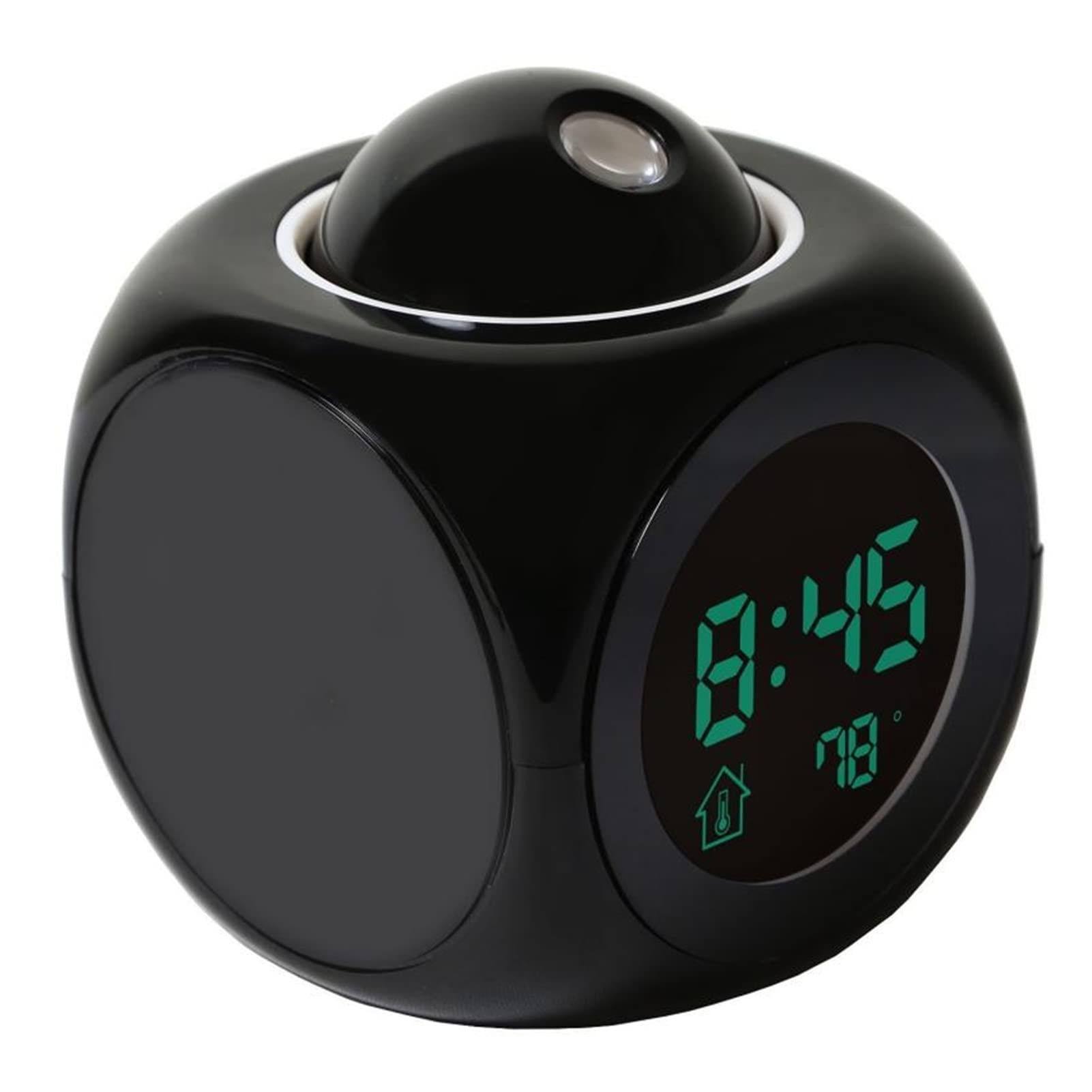 Sjdopulse Home Electronic Clock Digital Alarm Clock Weather Forecast Temperature Controller Lcd Display Multi-Function Projector Clock