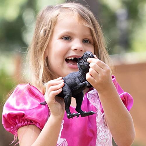 Image of Schleich Dinosaurs - Black T-Rex Toy Figurine - Kids Ages 4+ | 72169