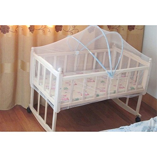 Baby Cot Net,Foldable Infants Crib Mosquito Net,Nursery Bed Crib Canopy - Image 3