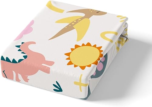 Miniatura 118 de Feelyou Cute Sloth Dino Duvet Cover Full, Nursery Cute Wild Animals Bedding Set for Boys Girls Jungle Animals Comforter Cover Cartoon Zoo Animal Bed