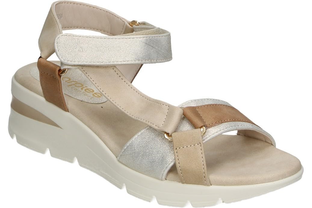 amarpies | Sandalias con Cuña Mujer – Sandalia Casual Cuña Media y Cómoda – Versátiles y Combinables – Modelo AMD30050