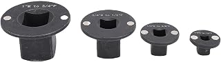 4Pcs Low Profile Impact Socket Adapter Set 3/4in 3/8in Carbon Steel Versatile Insert Drive Ratchet Adapter Set Designed Magnetic Space Saving for Tight Spaces
