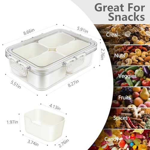 JINZORE Small Snackle Box 2 Pack