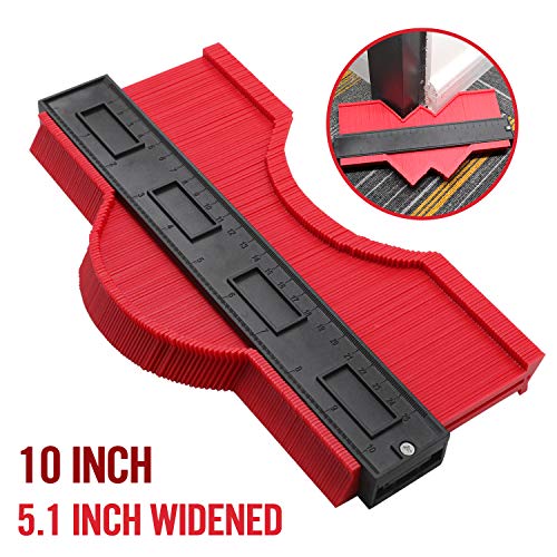 10 Inch Widen Contour Gauge Duplicator, Contour Tool Profile Guide for Woodworking Project