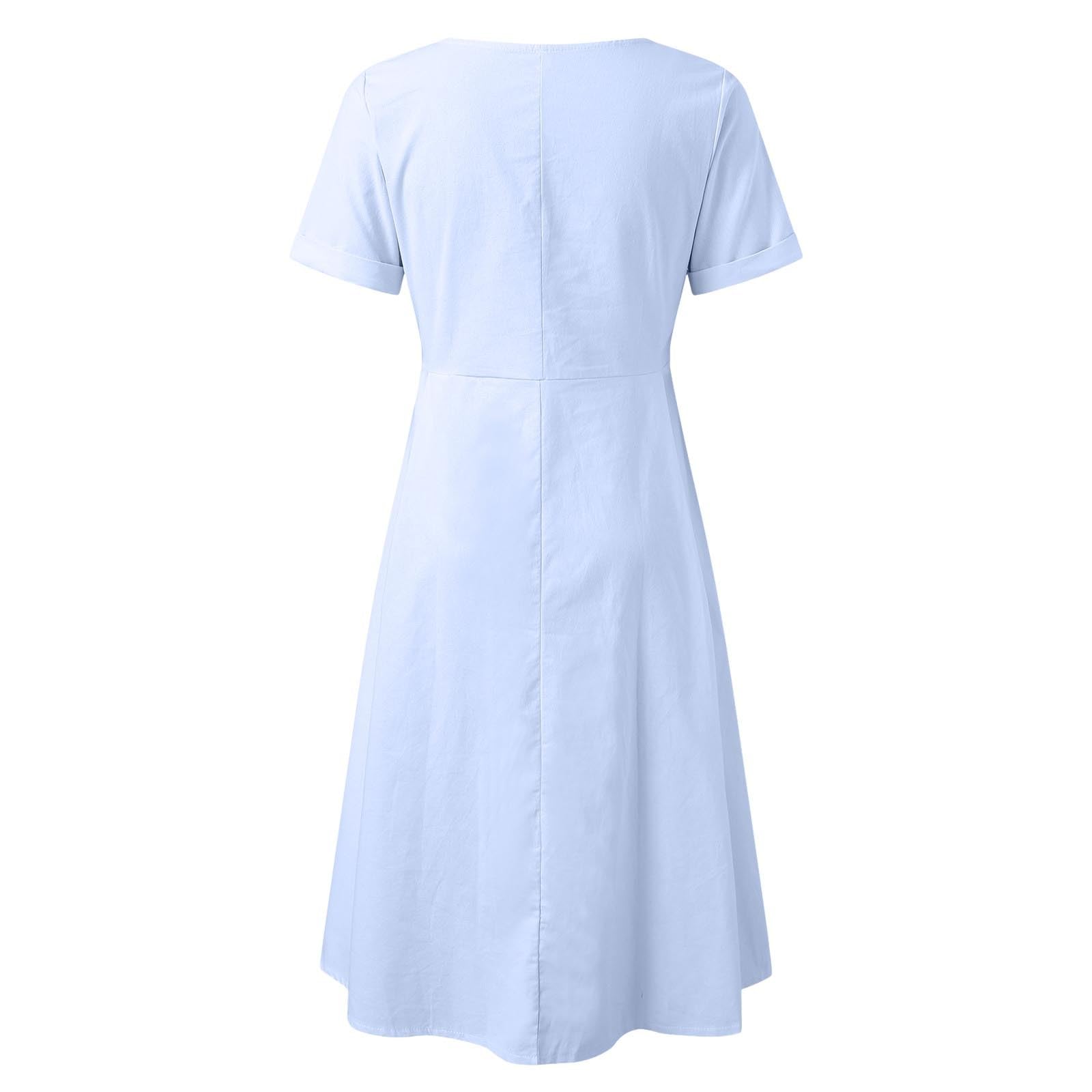 2026 Chemise boutonnée Tendance pour Femme Longue été avec Poches Coupe V Manches Longues ajourées Parfaite Quotidien Bureau Vacances