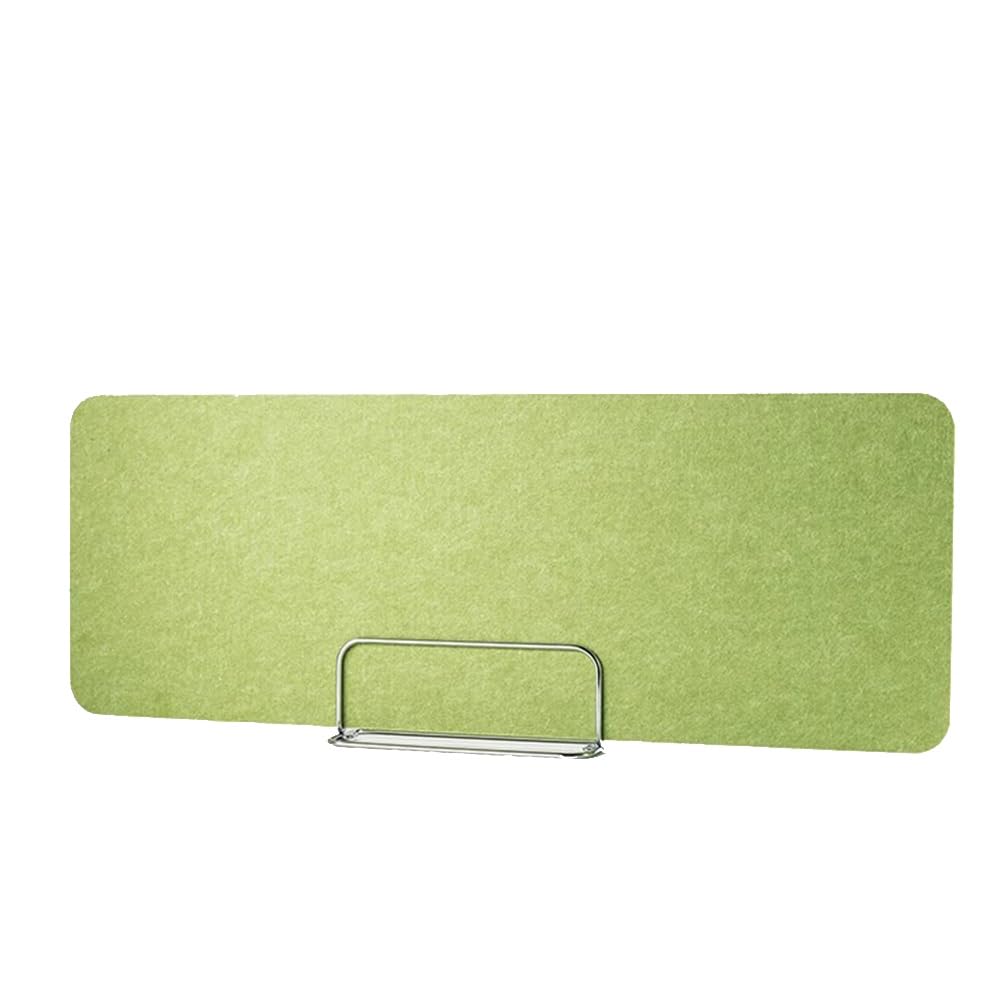 Divisores de privacidad multicolor para escritorio: paneles ajustables de 30 x 40 cm a 40 x 120 cm (verde 30 x 90 cm) para el hogar y la oficina, reducción de ruido, separación de espacio.