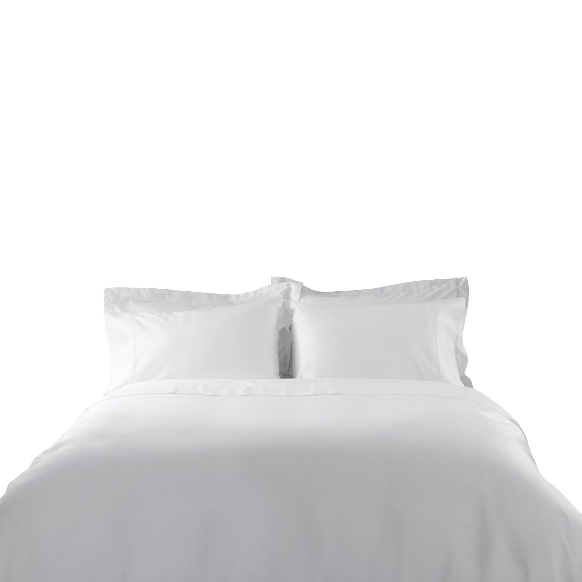 Belledorm White Bamboo Flat Sheet (Double) (White)