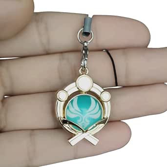 Portachiavi Genshin Impact Vision Mondstadt – Occhio Di Dio In Metallo, Accessorio Cosplay Unisex - 4