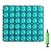 YLYP Premium Air Aufblasbares Sitzkissen 41x43 cm (16x16.9 Zoll) Anti-Dekubitus-Kissen mit Löchern für Rollstuhl-Stuhl und Toiletten- und Bettpflege (Farbe : Grün)