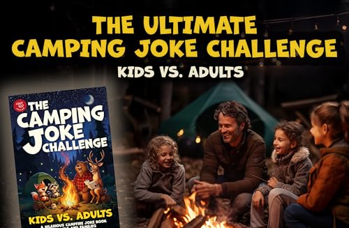 Image of The Camping Joke Challenge - Kids vs. Adults: A Hilarious Campfire Joke Book for Kids and Families