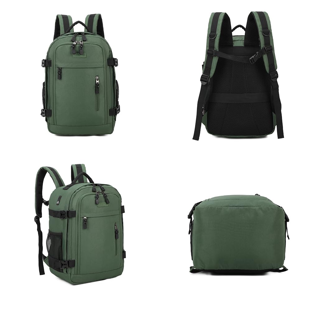 RAYKONG Zaino cabina Ryanair 40 x 20 x 25 cm (20 l) | zaino da viaggio impermeabile | bagaglio a mano resistente | trekking | scuola | lavoro