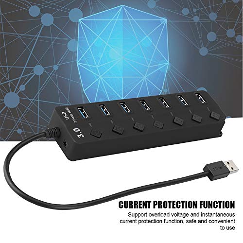 Denash Hub USB 7 Porte, 5GB / S ad Alta velocità