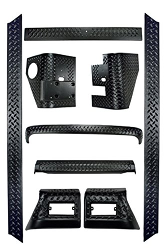 Rugged Ridge | Body Armor Kit, Full, 9 Piece | 11650.50 | Fits 1997-2006 Jeep Wrangler TJ #1