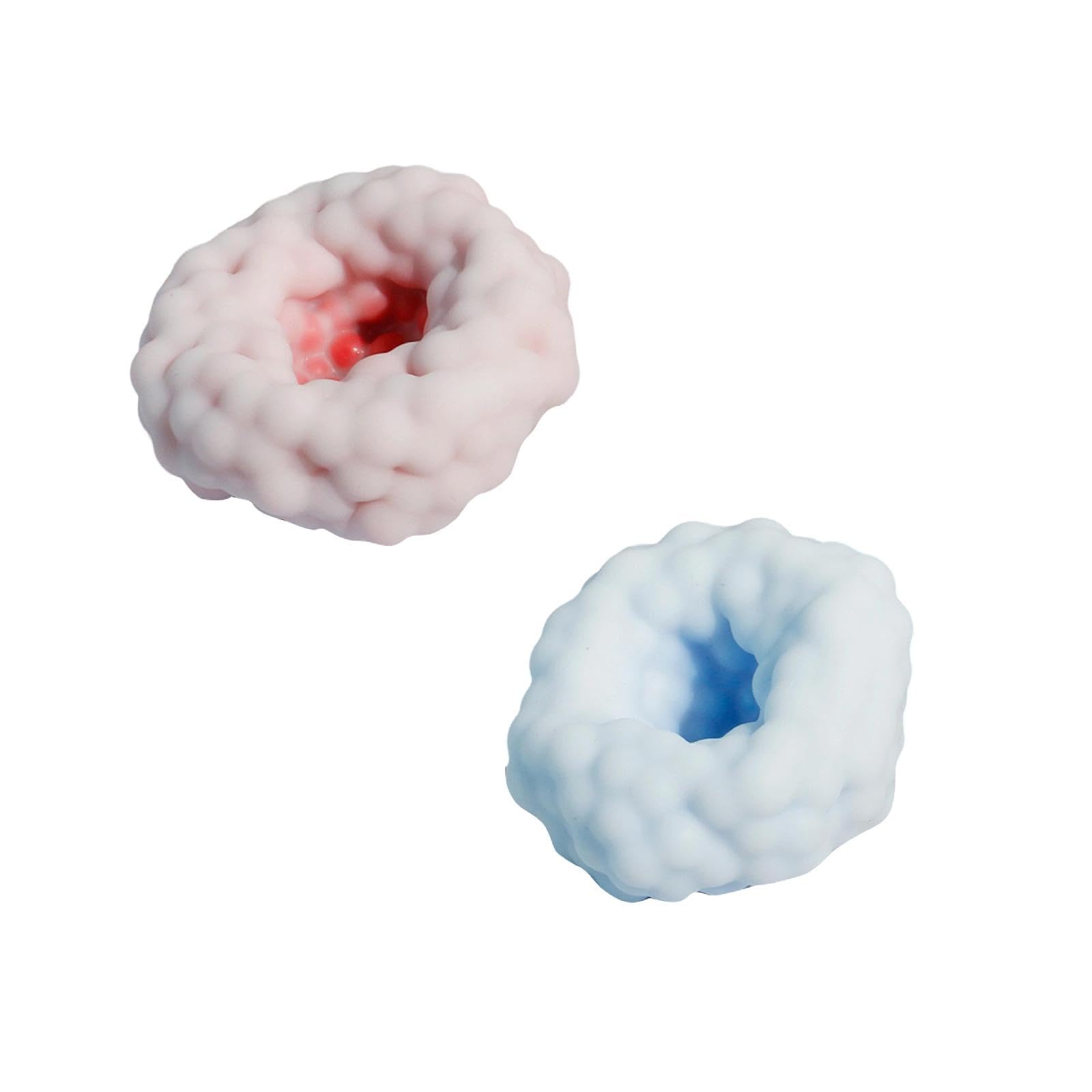 2pcs Squishy Stress Balls Crunchy Sand Filled Moldable Sensory Fidget Toys, Parent-Child Interactive Calming Toys for Home Daily Play Kids Adults Stress Relief Focus Bonding Time