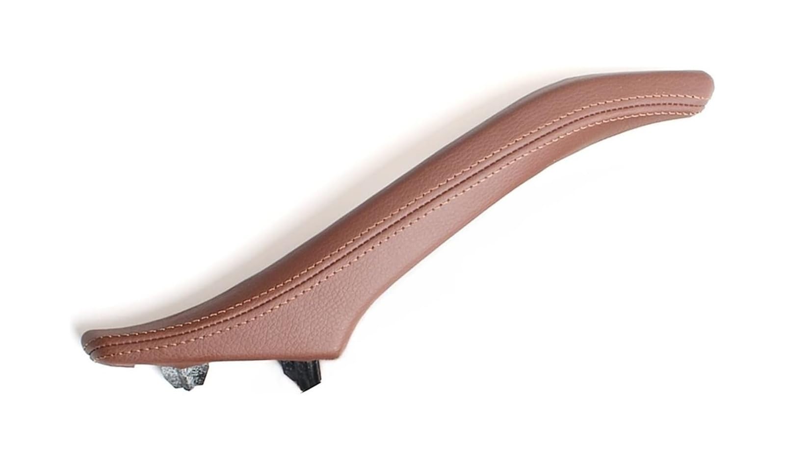 FANGZIQF Inner Door Pull Handles Left Right Interior Passenger Door Leather Pull Handle Assembly for 5 Series F10 F11 F18 520i 523i 525i 528i 535i(Left Brown)