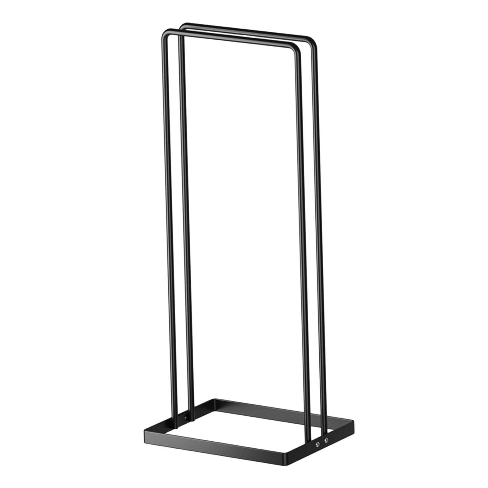 PIXZCSA Closet Hanger Storage Solution Efficiently Renowned Hanger Organizer Stacker Features Easy To Assemble Closet Laundry Room Stacker Wire Hangers, Black, 40cm H