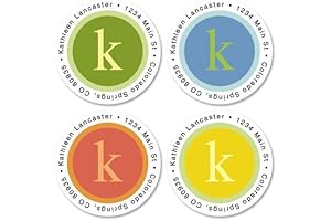 Sage Advice Round Return Address Labels: Make a Lasting Impression