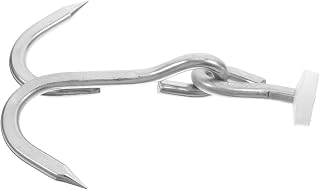 Heavy Duty Stainless Steel Meat Hook Dual Hook Design for Refrigerated Truck Use for Hanging Beef Pork and Sausage Butcher Equipment for Easy Installation