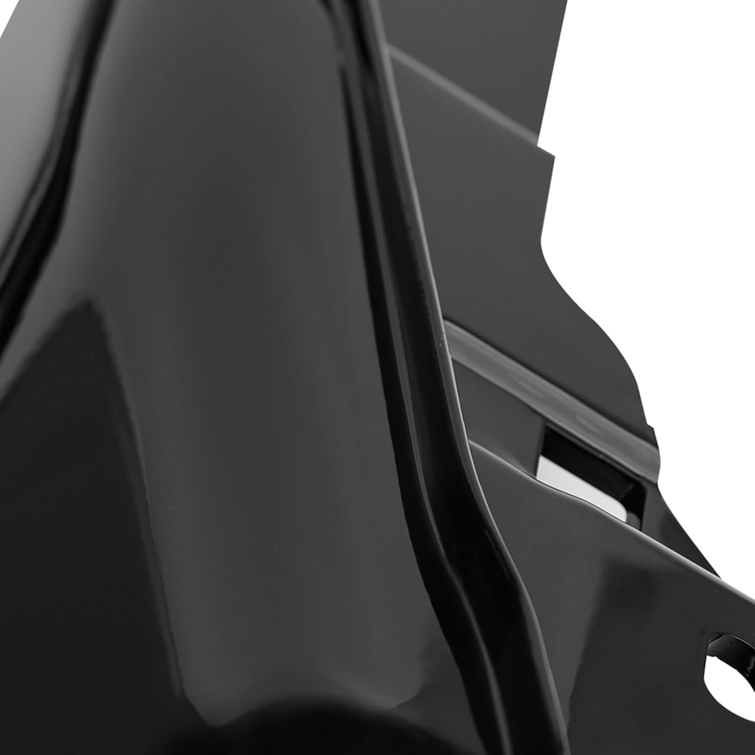 Black Mid-Frame Air Deflector Heat Shields Deflector for Harley 2024-2025 Road Street Glide