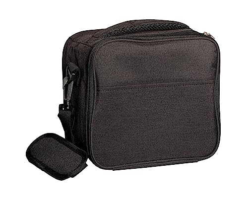 KRAMAZ Bolsa Termica Porta Alimentos 3.5L - Fiambreras Comida Trabajo - Lunch Bag - Nevera Pequeña Portatil - Isotermica (Negro)