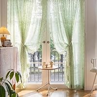 Amazon.co.jp: Stylish Lace Curtain, UV Protection, Thermal