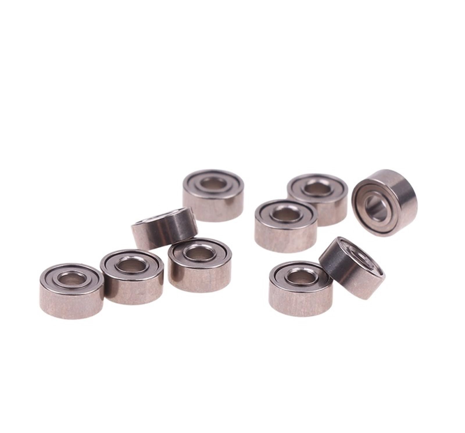 VSPPJYFG Bimetal Seal Shield Micro deep Groove Bearing 10pcs 682ZZ 2 * 5 * 2.3mm Miniature Shielded Deep Groove Ball Bearings