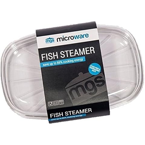 Microware Microwave Fish Steamer BPA Free Made Cover
