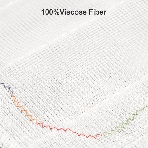 Image of JOYMOOP Microfiber Cleaning Cloth, 20 Piece Set, Medium, White