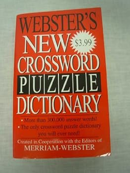 Paperback Webster's New Crossword Puzzle Dictionary Book
