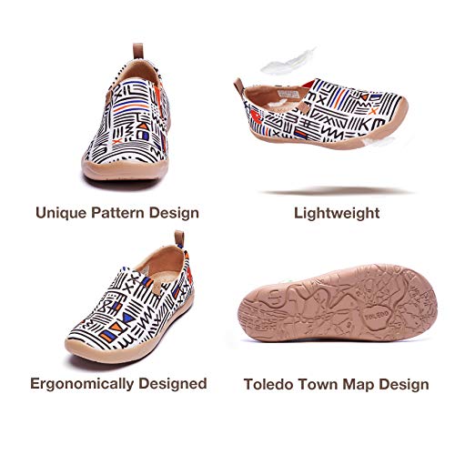 Image of UIN Women's Art Travel Shoes Slip On Casual Cozy Loafers Lightweight Comfort Fashion Sneaker Toledo Ⅰ