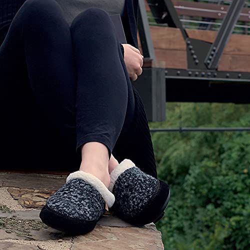Image of Acorn Womens Slipper with Berber Lining, Suede Siding and Durable Non-Slip Indoor /Outdoor Sole