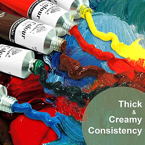 PHOENIX Oil Paint Set, 24x12ml/0.4 Fl Oz Tubes, Non-toxic Oil Based Paints for Canvas Crafts, Great Value Art Supplies for Artists, Adults & Beginners - Image 5