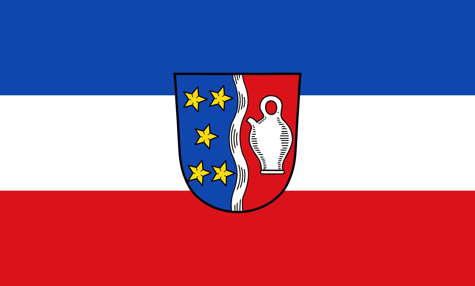 Drapeau Holzheim paysage pour pavoiser votre mairie ou décorer un événement local